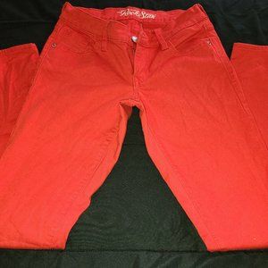 Red Old Navy Women Jeans